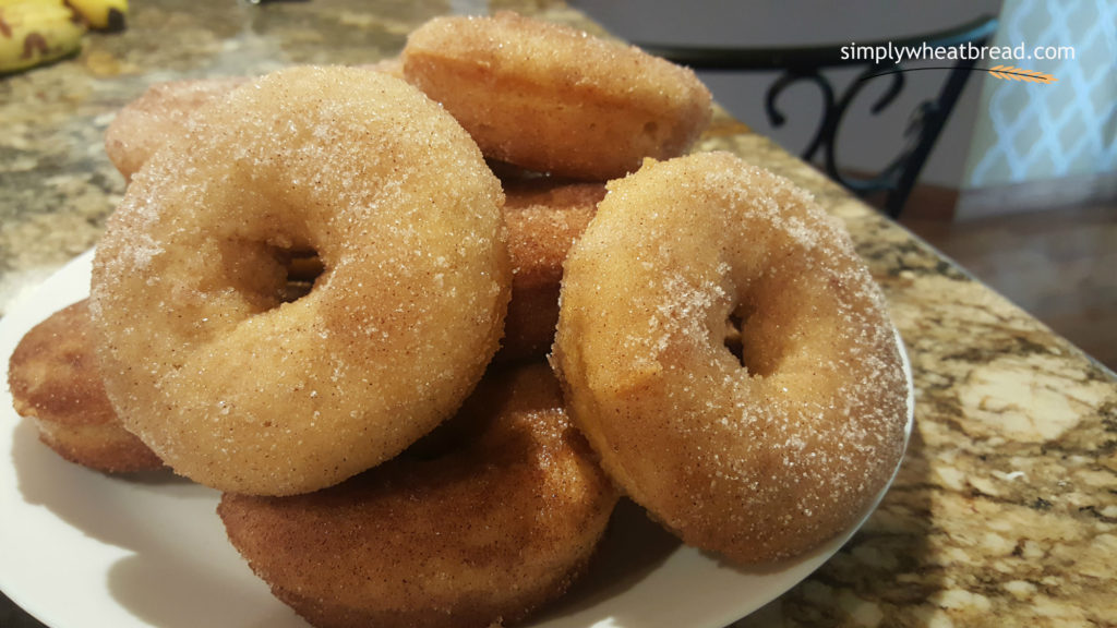 100% Baked Donuts with Cinnamon-Sugar Topping
