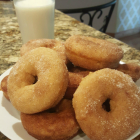 100% Whole Wheat Baked Donuts with Cinnamon-Sugar Topping